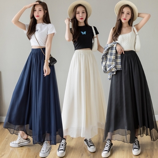 Quần voan ống rộng phong cách mùa hè thời trang xinh xắn cho nữ