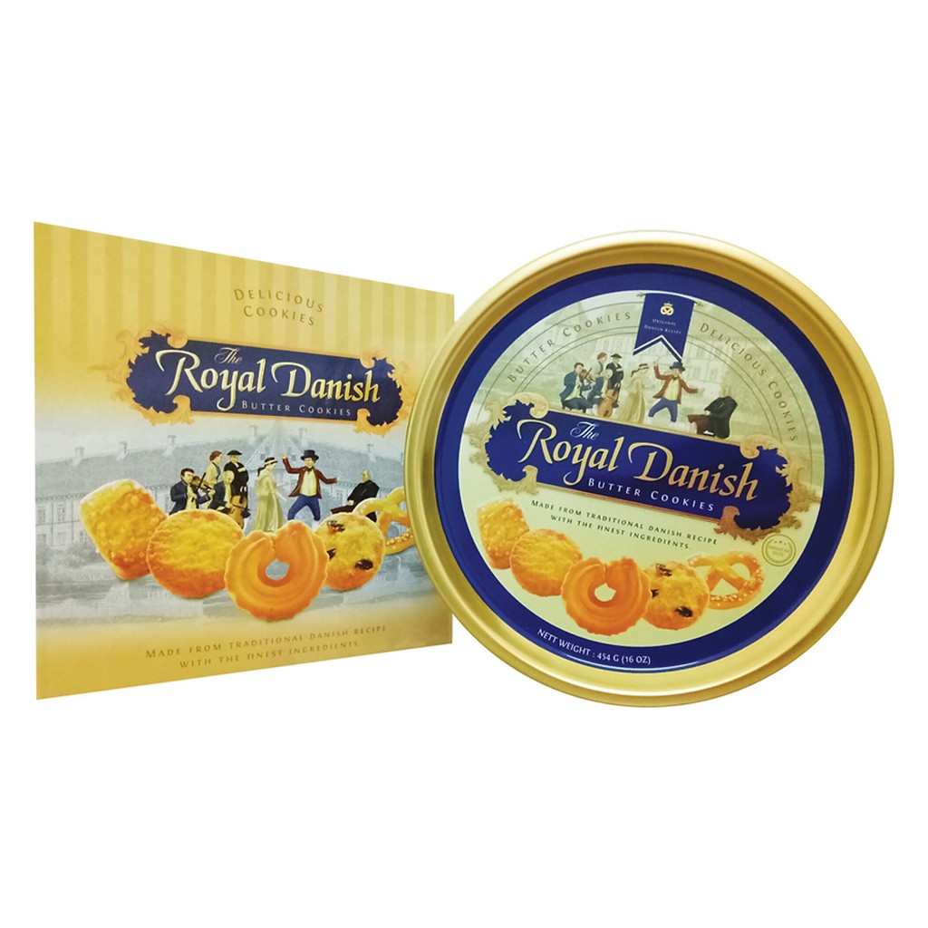 Bánh quy bơ The Royal Danish Butter Cookies 454g - Hàng phân phối độc quyền