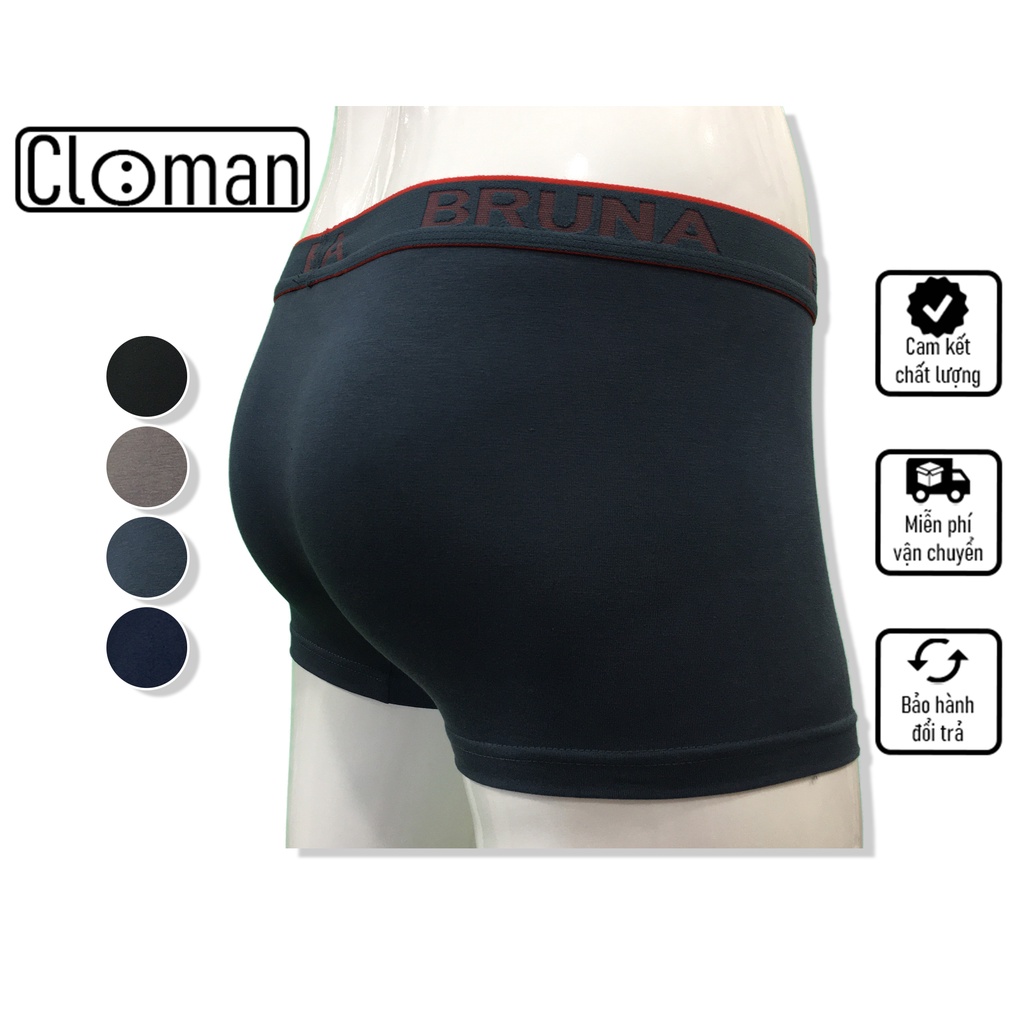 Quần Lót Nam Boxer CLOMAN x BRUNA Có Bigsize Cotton 4 Chiều Cao Cấp QL003