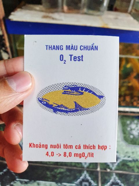 DUNG DỊCH KIỂM TRA LƯỢNG OXY TRONG NƯỚC HỒ CÁ