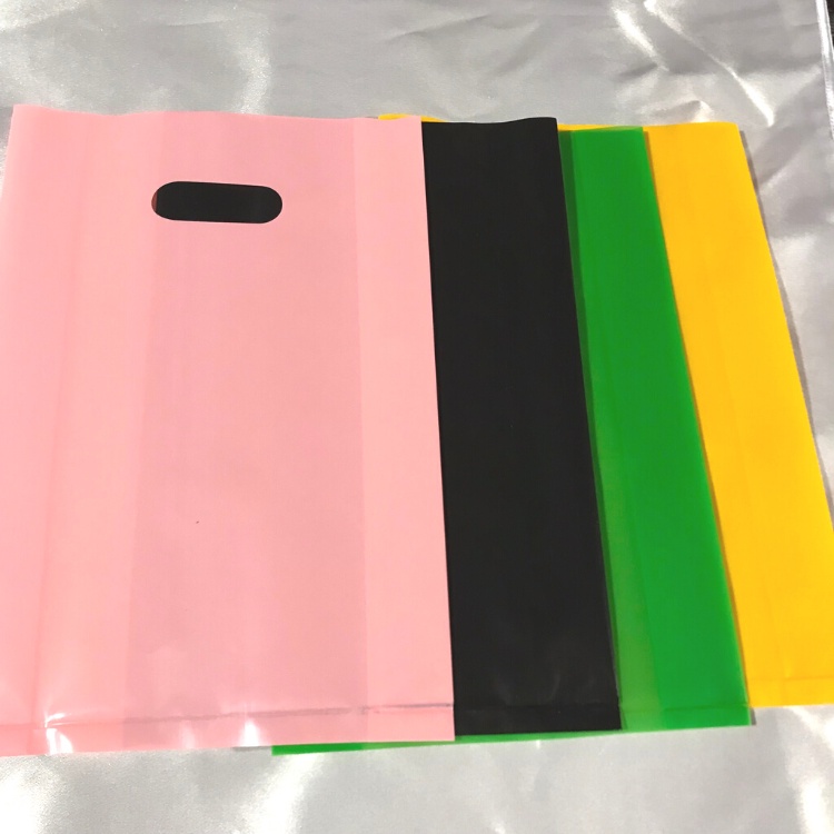 Túi nilong hạt xoài PE màu hồng Pastel 1kg hàng đẹp_ Xưởng có nhận in theo yêu cầu