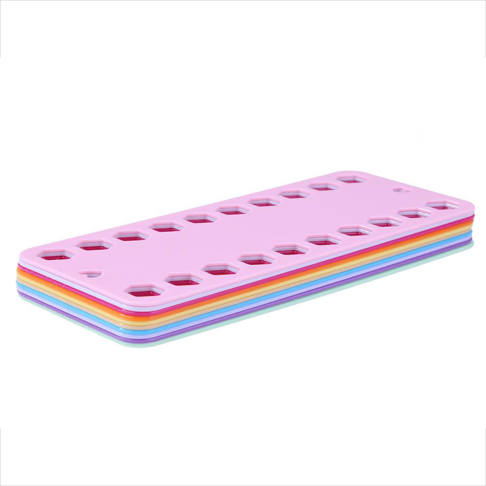 5 bảng 20 lỗ móc chỉ thêu bằng nhựa kích thước 200x80x1.5mm