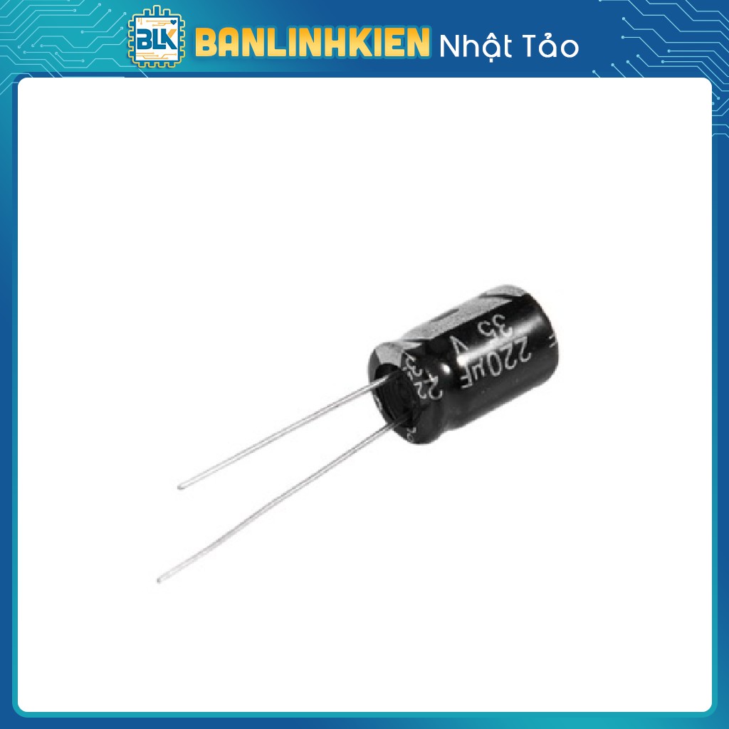 Bộ 10 Tụ Hóa 220uF 35V 8x12MM