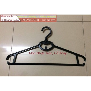 Móc Treo Cổ Xoay Nhựa Tròn 60 Chiếc Giá Sỉ