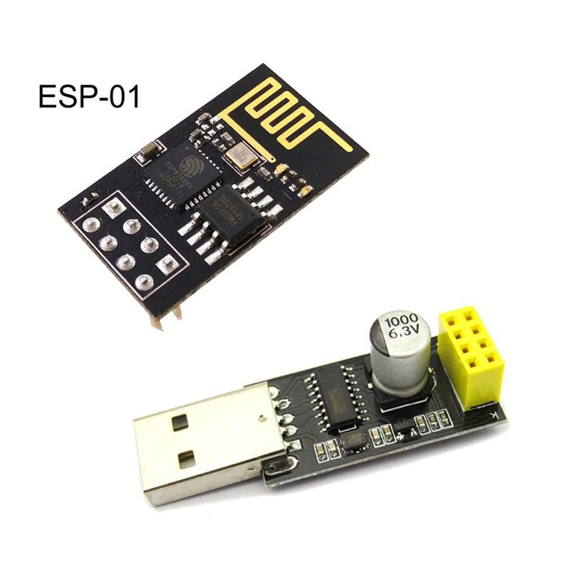 WER ESP01 Programmer Adapter UART GPIO0 CH340G USB to ESP8266 ESP-01 CH340G Serial Wireless Wifi Development Board Module