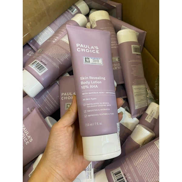 2% BHA Kem dưỡng thể ngừa viêm lỗ chân lông Paula's Choice Weightless Body Treatment 2% BHA 210ml