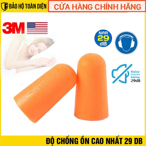 (RẺ, CHÍNH HÃNG!!) Nút tai chống ồn 3M " Không Dây "  1100