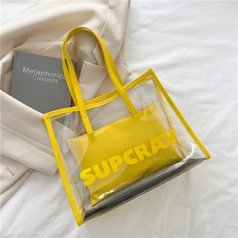 Túi Xách Nữ Trong Suốt Cỡ Lớn Thời Trang Hè 2021