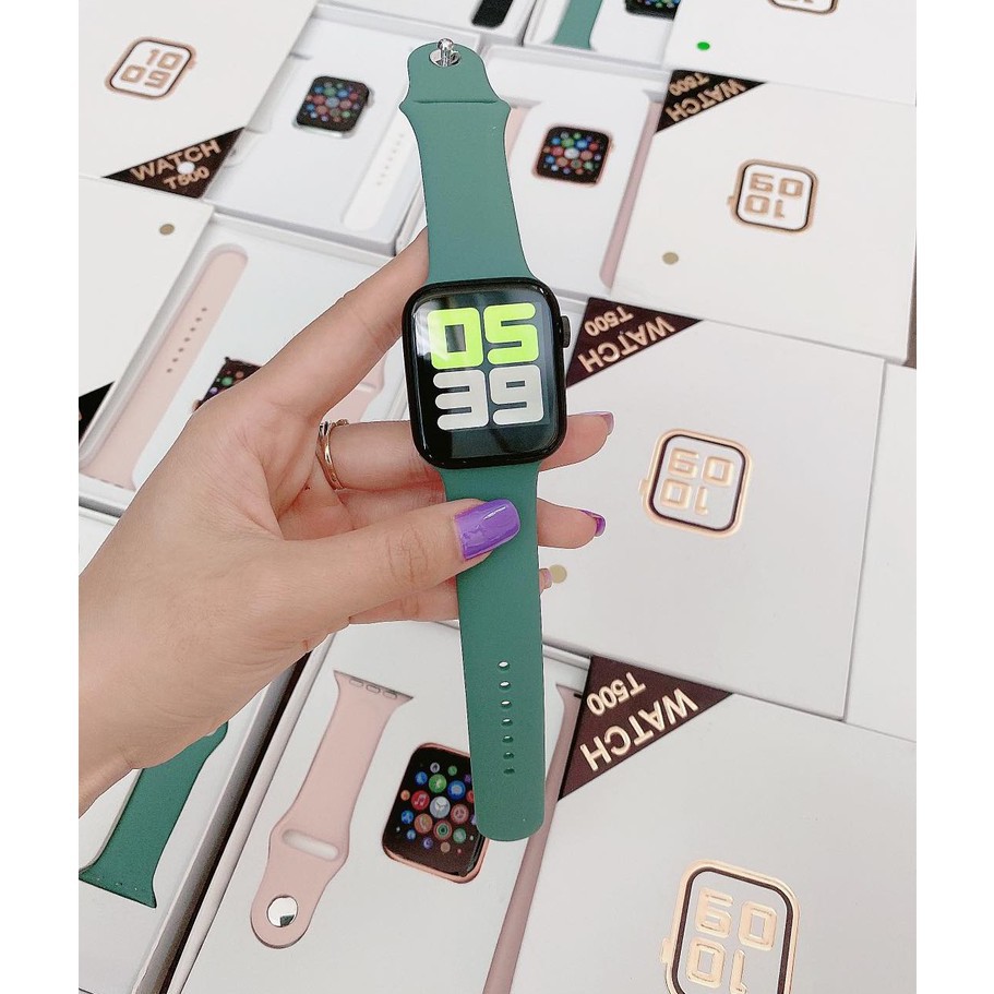 Đồng Hồ Thông Minh T500 🌸Thay Hình Nền🌸 Đo nhịp tim, Chống nước IP68, Smart Watch T500