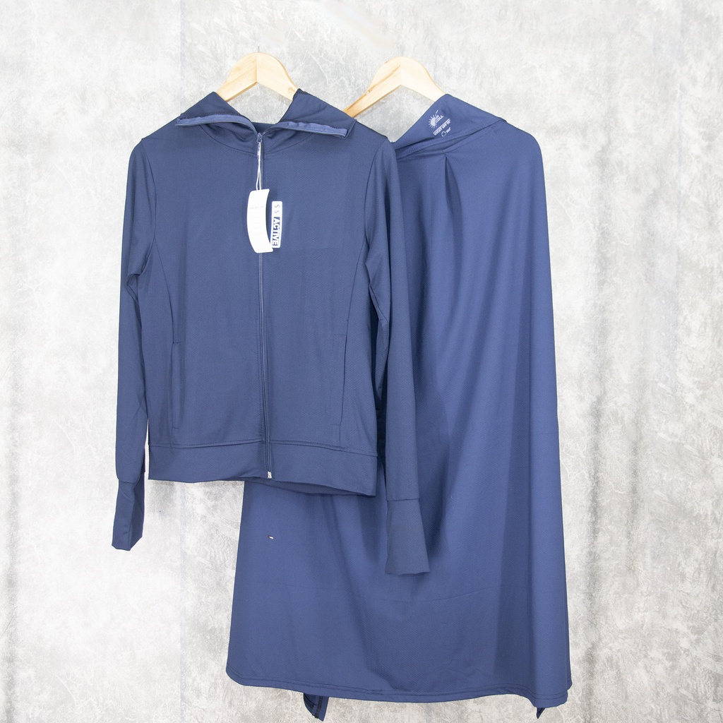 Set Áo nắng thông hơi và chân váy nắng