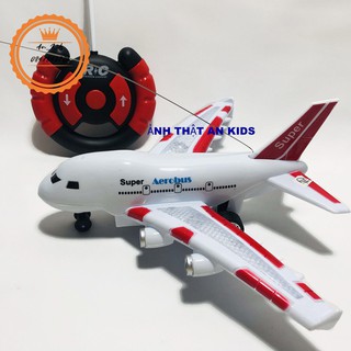 Máy Bay Đồ Chơi Điều Khiển Kèm Theo Nhạc Và Đèn Sáng Các Bé Thích Khám Phá  An Kids