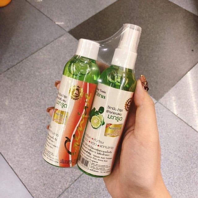 Xịt tóc bưởi mau dài tóc