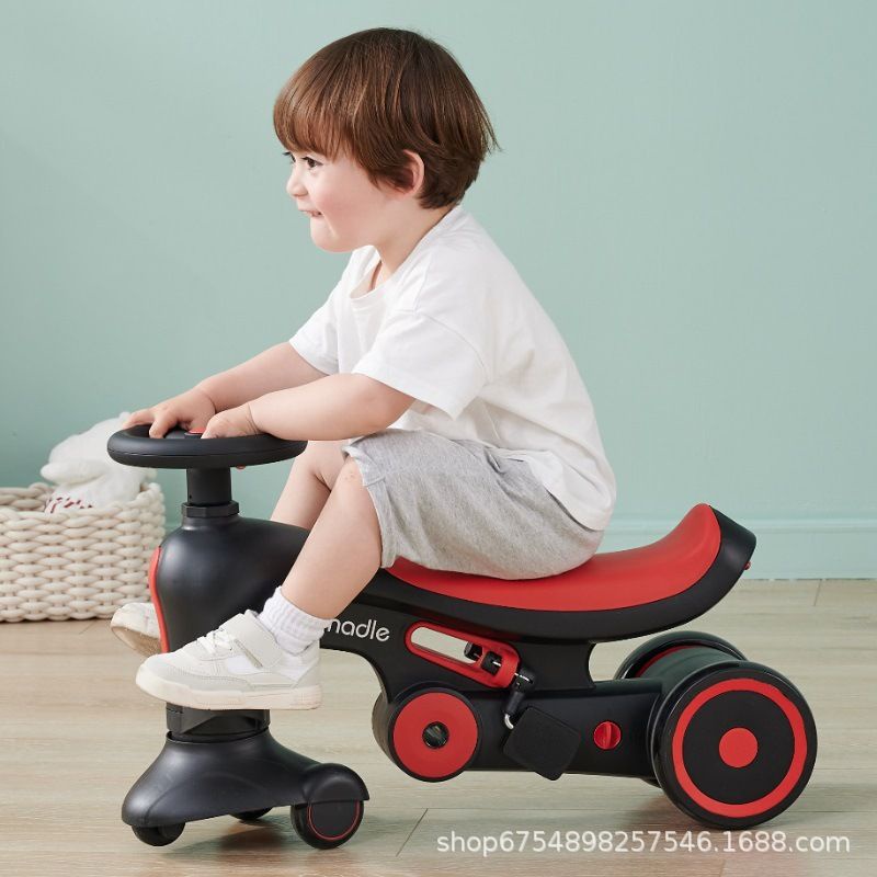 XE NALDE 4IN1 CHO BÉ TỪ 1 ĐẾN 5 TUỔI- XE LẮC, XE CHÒI CHÂN, XE ĐẨY, XE ĐẠP