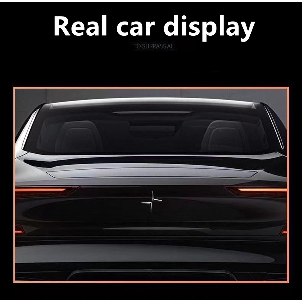 Miếng Dán Kim Loại Trang Trí Đuôi Xe Hơi Volvo Polestar 1