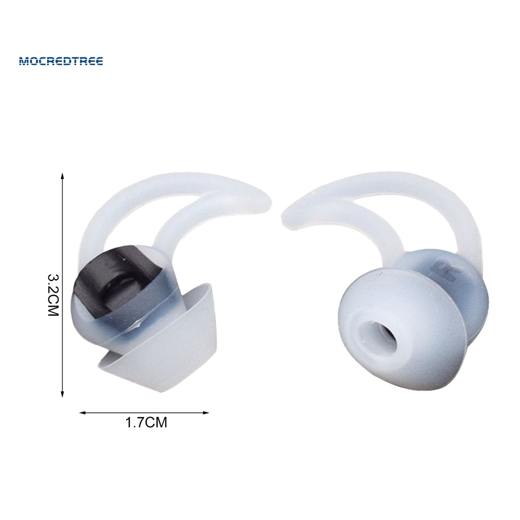 Set 6 Đầu Bọc Silicon Cho Tai Nghe Nhét Tai BOSE Soundsport QC20 QC20i IE2 IE3