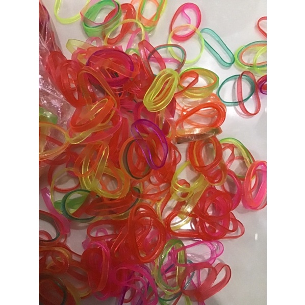 Vòng Chun buộc tóc túi 1 Lạng siêu dai, dây nịt buộc tóc sắc màu cho bé