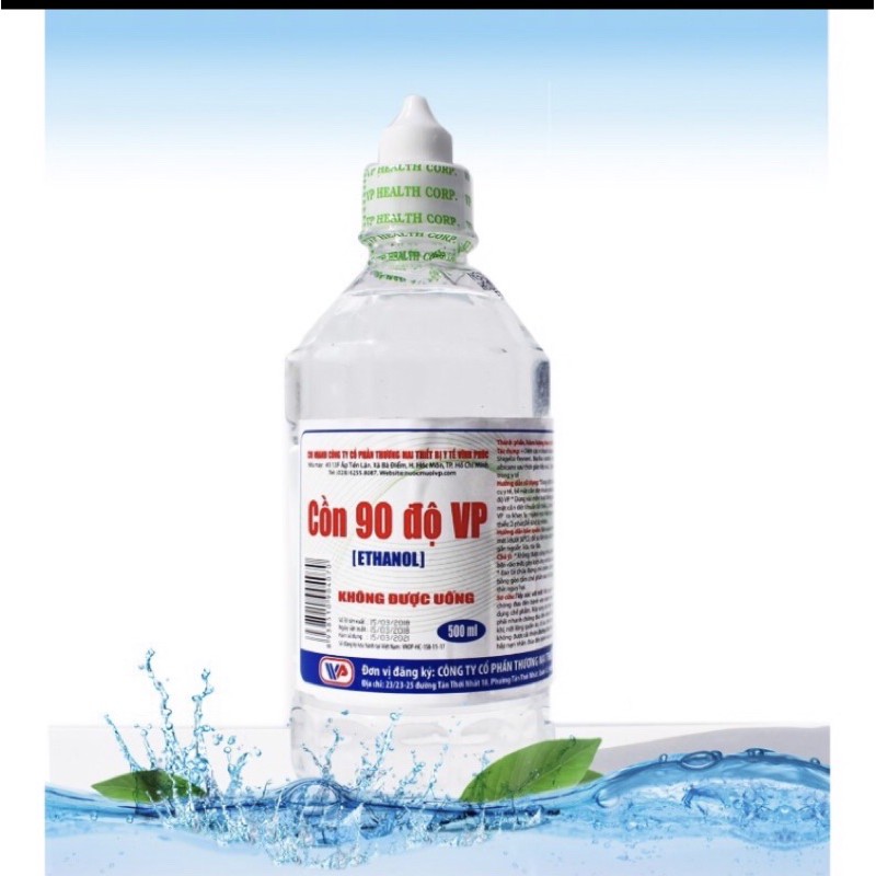 Cồn 70,90 độ 500ml+1000ml