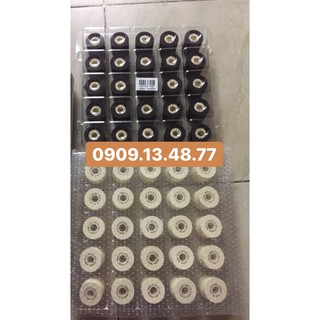 Mực nhiệt, 10 cuộn mực nhiệt màu đen, mực nhiệt màu trắng, mực in date cho máy hàn miệng bao liên tục FRM980, FRD-1000