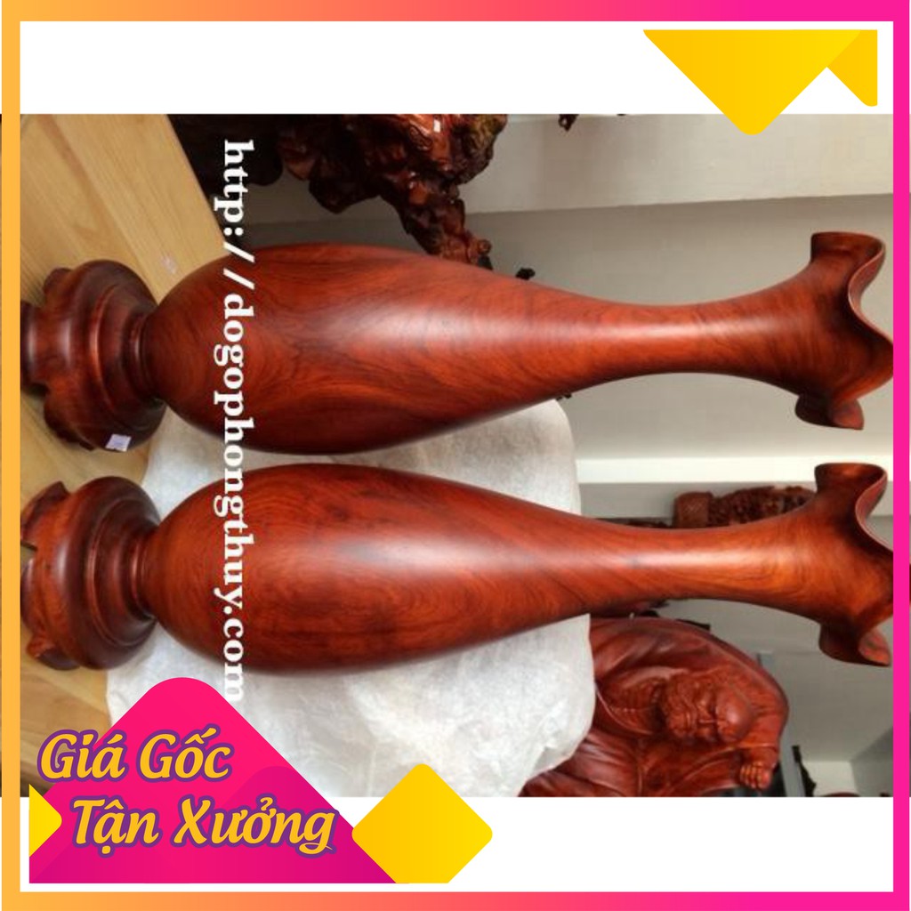 [Mã HUYNHSHOP free ship cho đơn 250k]  Cặp Lục bình gỗ hương cao 40cm