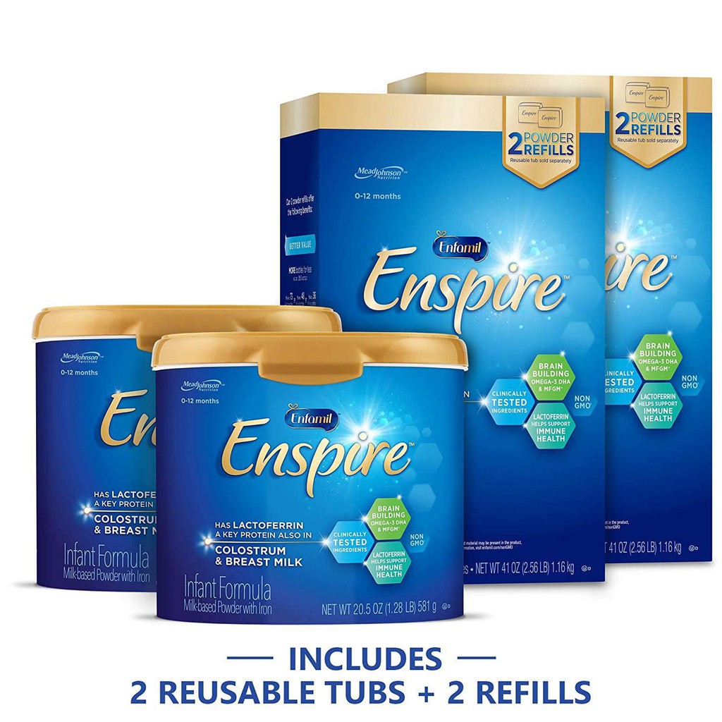 Sữa Enfamil Enspire Infant Formuala USA đủ size