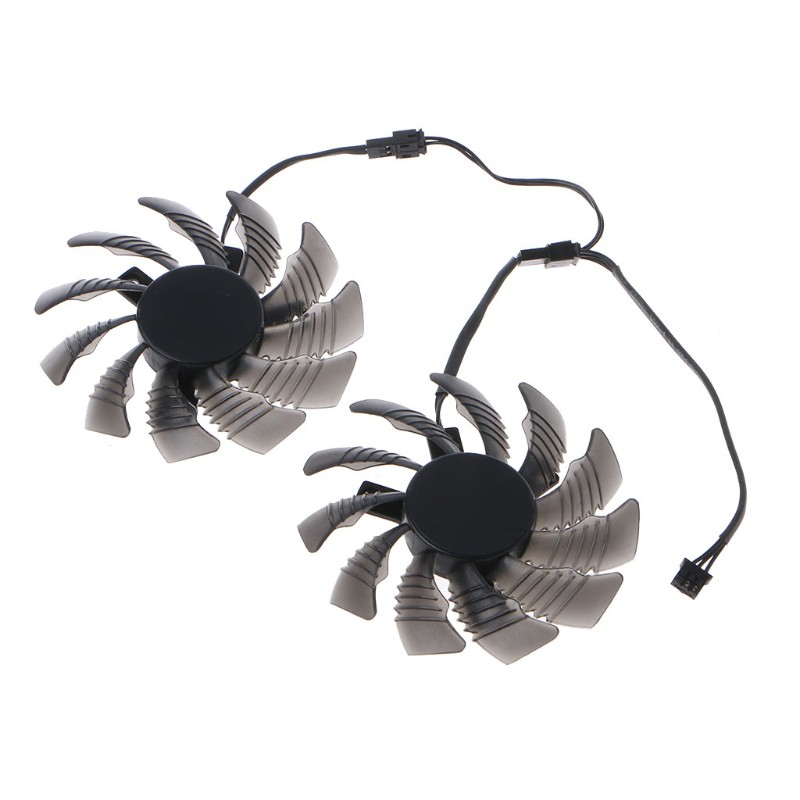 zzz Cooling Fan for GV-N960OC GTX 960  VGA Fan 80MM 2PCS T128010SM Graphics Card Cooling Fan 3Pin 12V 0.2A