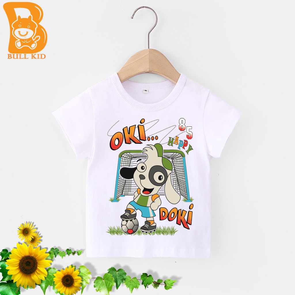 SIZE TO áo thun bé trai, bé gái  MẪU doki oki (MẪU MỚI)