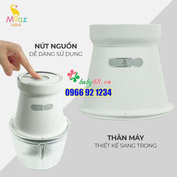 Máy xay đa năng Moaz bebe MB–032 - Tặng kèm bộ dụng cụ nhà bếp