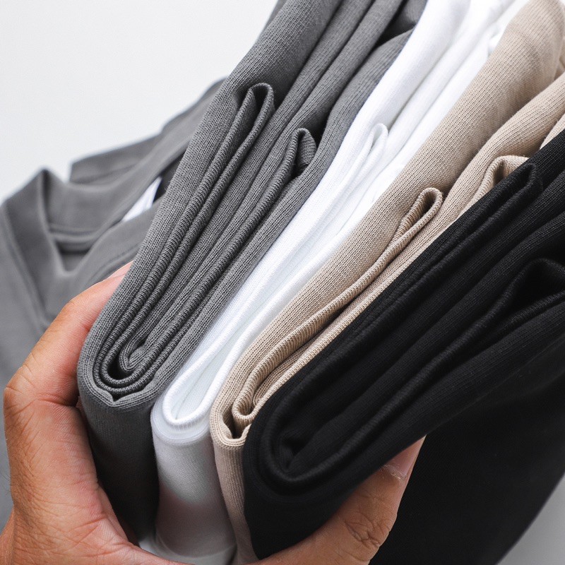 Áo thun cổ tròn unisex trơn 4 màu, chính hãng NINETY.3, 100% cotton cao cấp, free đóng hộp xịn khi mua từ 3 áo | BigBuy360 - bigbuy360.vn