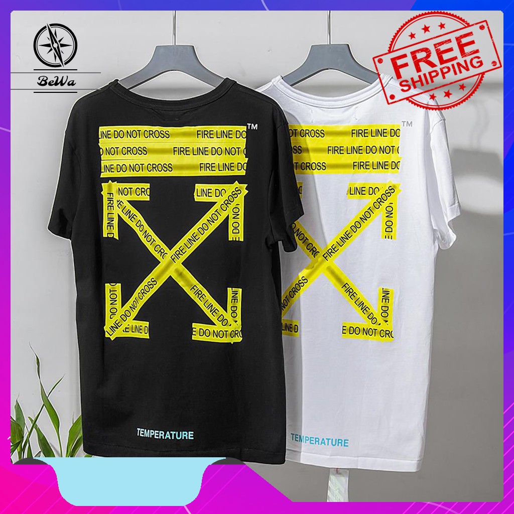 Áo thun unisex tay lỡ form rộng - Áo thun off v1 vải cotton co giãn | Lee Hoàng Shop | BigBuy360 - bigbuy360.vn