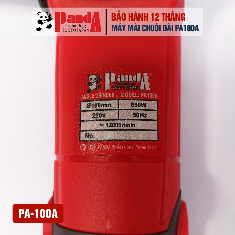 [Mã BMBAU50 giảm 7% đơn 99K] Máy cắt, mài góc, đánh bóng vật dụng cầm tay Panda PA100A 650W công tắc chuôi dài