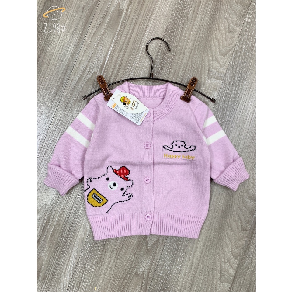 Áo khoác len cho bé gái hàng Quảng Châu- Áo len Cardigan cho bé gái K069