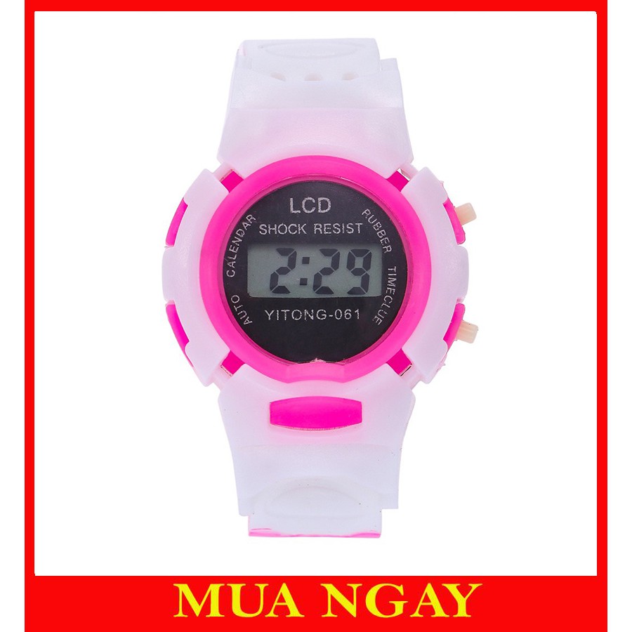 Đồng hồ trẻ em điện tử LCD thông minh đẹp Shock Resist DH75