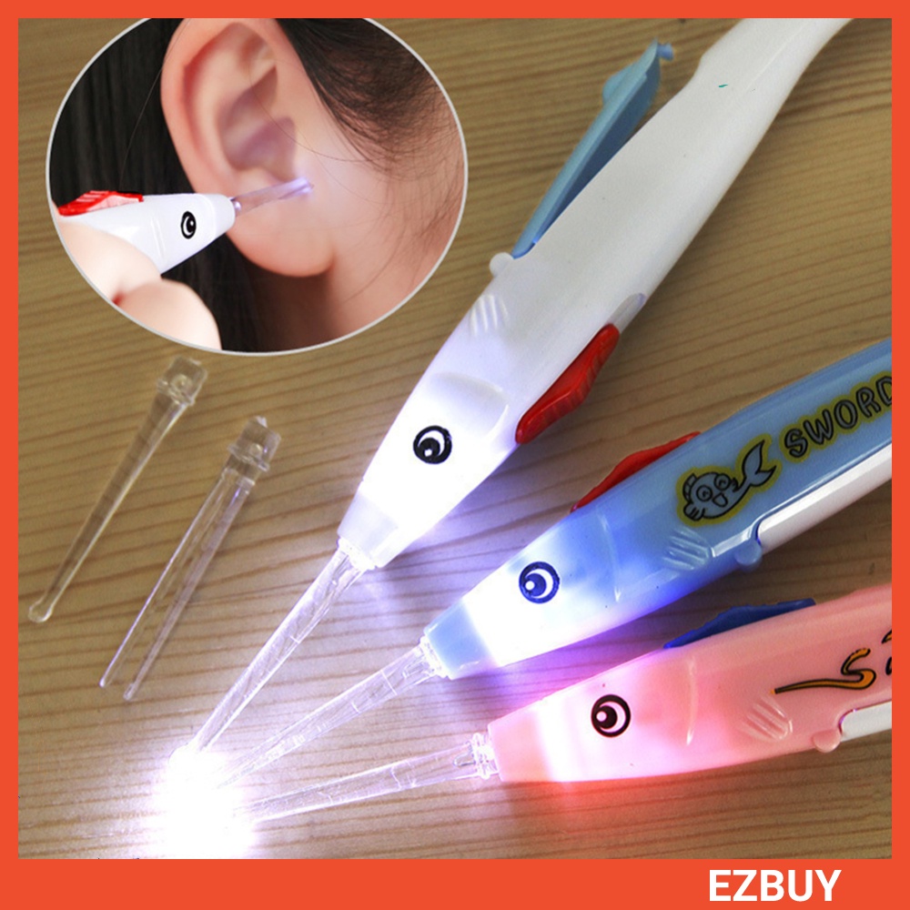 Dụng Cụ Lấy Ráy Tai Thiết Kế Có Đèn Led An Toàn Không Gây Đau Hình Con Cá