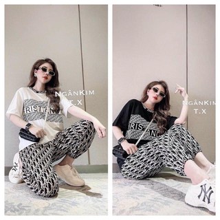 Bộ d.o thể thao mặc nhà quần lụa siêu hot nữ