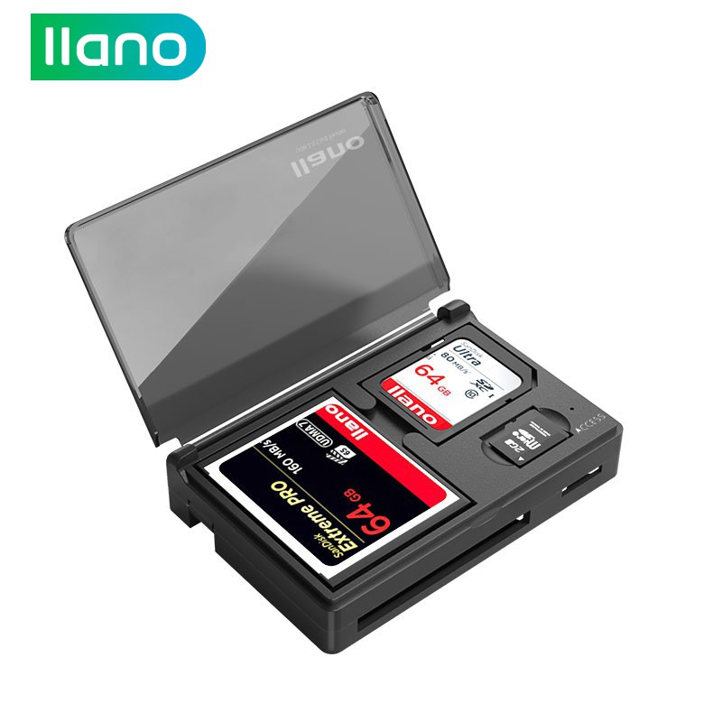Đầu đọc thẻ nhớ USB 3.0 llano LJN-CC202 tốc độ cao đa năng hỗ trợ thẻ SD/ TF chất lượng cao