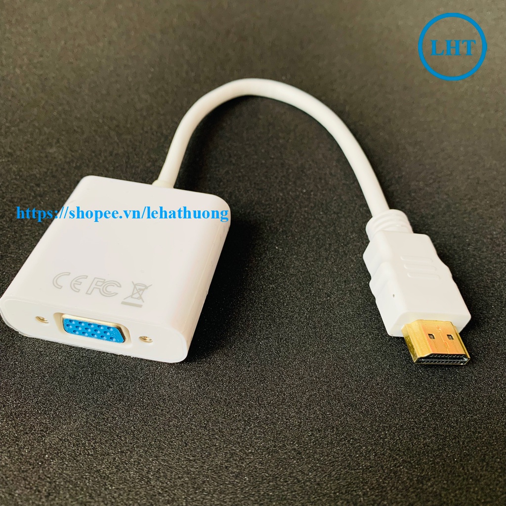 Cáp chuyển HDMI ra VGA, chuyển đổi HDMI - VGA