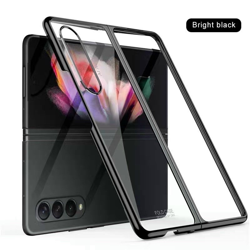 Samsung Z FOLD 5 / Z FLIP 5 / Z Fold 4 / Z FOLD 3 5G_Ốp lưng LikGus trong cứng viền xi màu siêu đẹp sang trọng