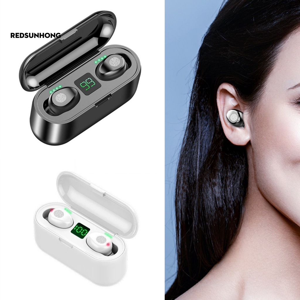 Tai Nghe Nhét Tai Bluetooth 5.0 Không Dây Âm Thanh Siêu Nhẹ Chất Lượng Cao