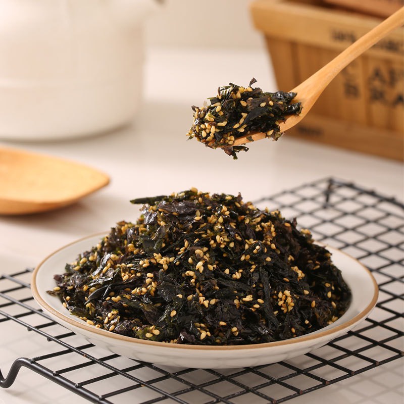 Rong biển rắc cơm vị dầu mè, cà ri &amp; cá cơm Bada Moa Hàn Quốc 55g, đồ ăn vặt ngon rẻ Sài Gòn