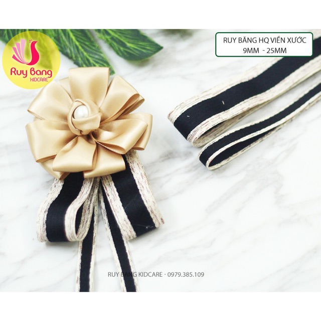 Ruy băng HQ viền xước
