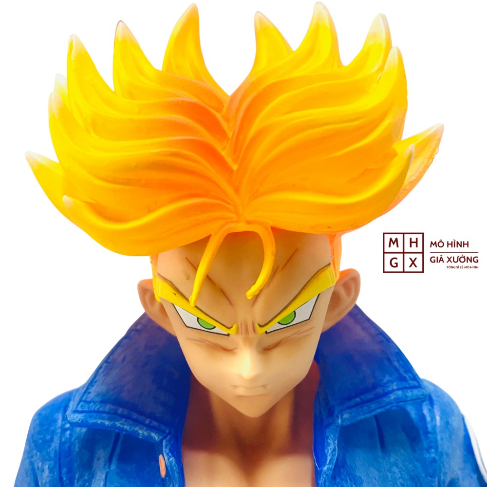 Mô hình Dragon Ball Trunks Tượng Bán Thân + có led cao 17cm , figure 7 viên ngọc rồng sogoku , mô hình giá xưởng