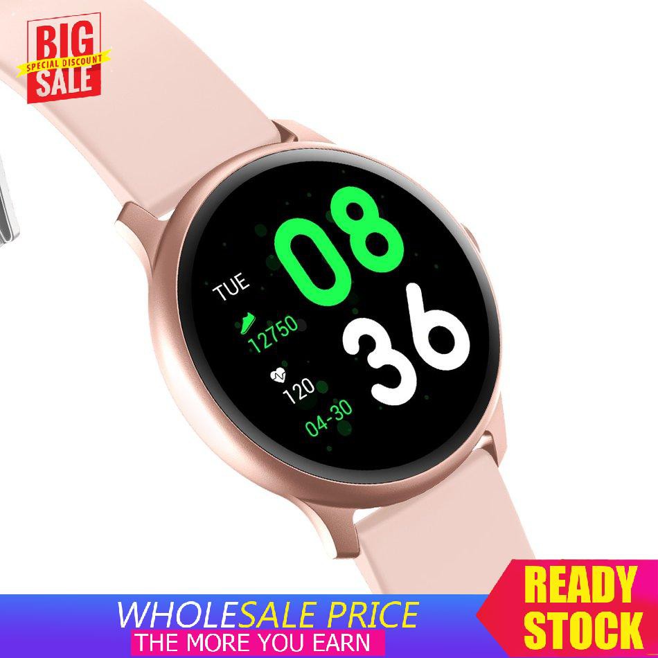 KW19 Round Screen Smart Watch Real Time Heart Rate Measurement Step Count Blood Oxygen Sleep Monitoring  clickstore