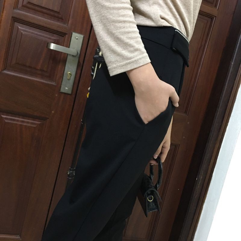 [Ảnh thật + Video] Quần Bom Vải UMI Hàn Cạp Chữ Siêu Hot Co Dãn 4 Chiều | BigBuy360 - bigbuy360.vn