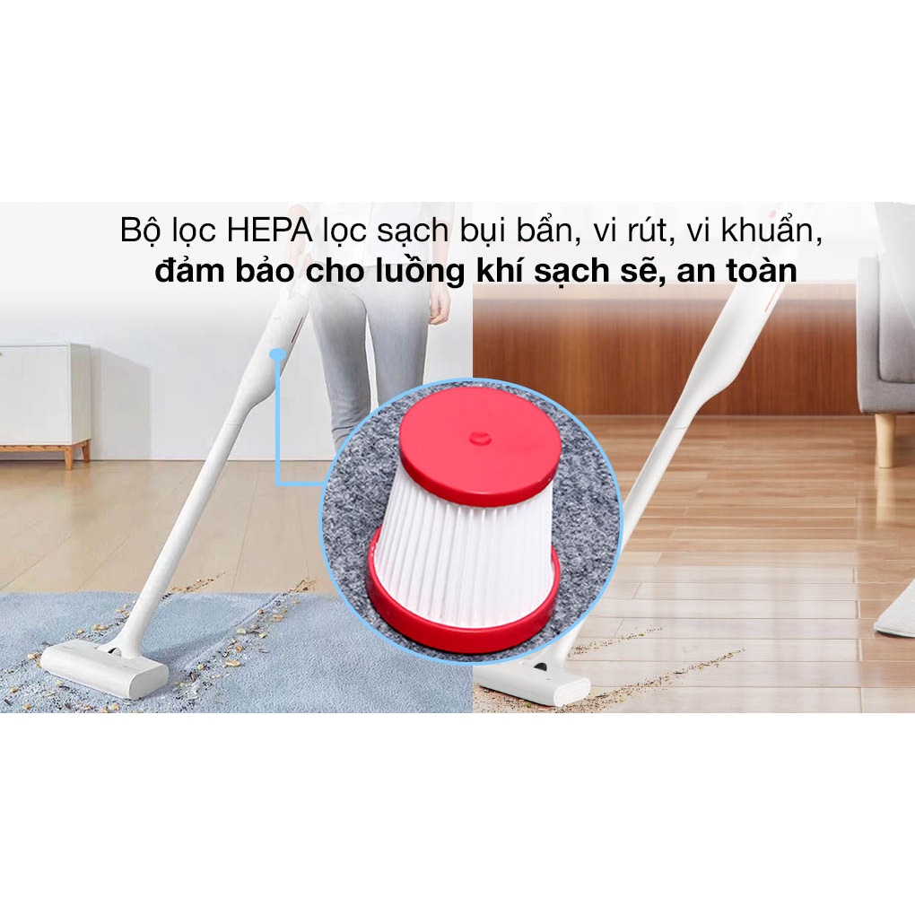 Máy Hút Bụi Lau Nhà Không Dây Deerma VC01 Max - Hàng Chính Hãng Bảo Hành 12 Tháng