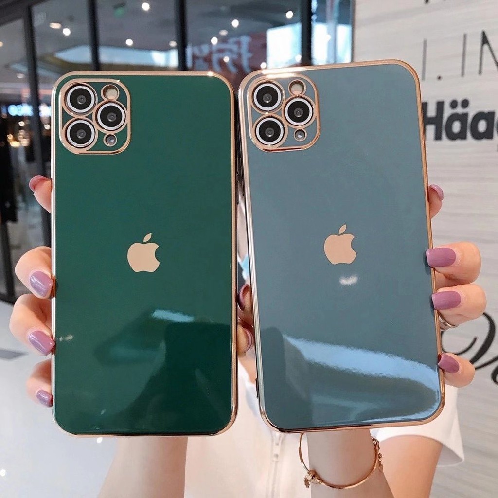 Ốp Điện Thoại Nhựa Dẻo Viền Bóng Cho iPhone 6 6S Plus 7/8 7Plus/8Plus XS Max 11 Pro Max Thiết Kế Giống iPhone 12