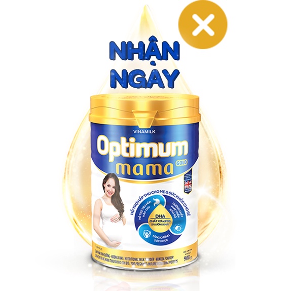 [HSD T12-2023] [MẪU MỚI] Sữa Bột Vinamilk Optimum Mama Gold- Hộp Thiếc 900g