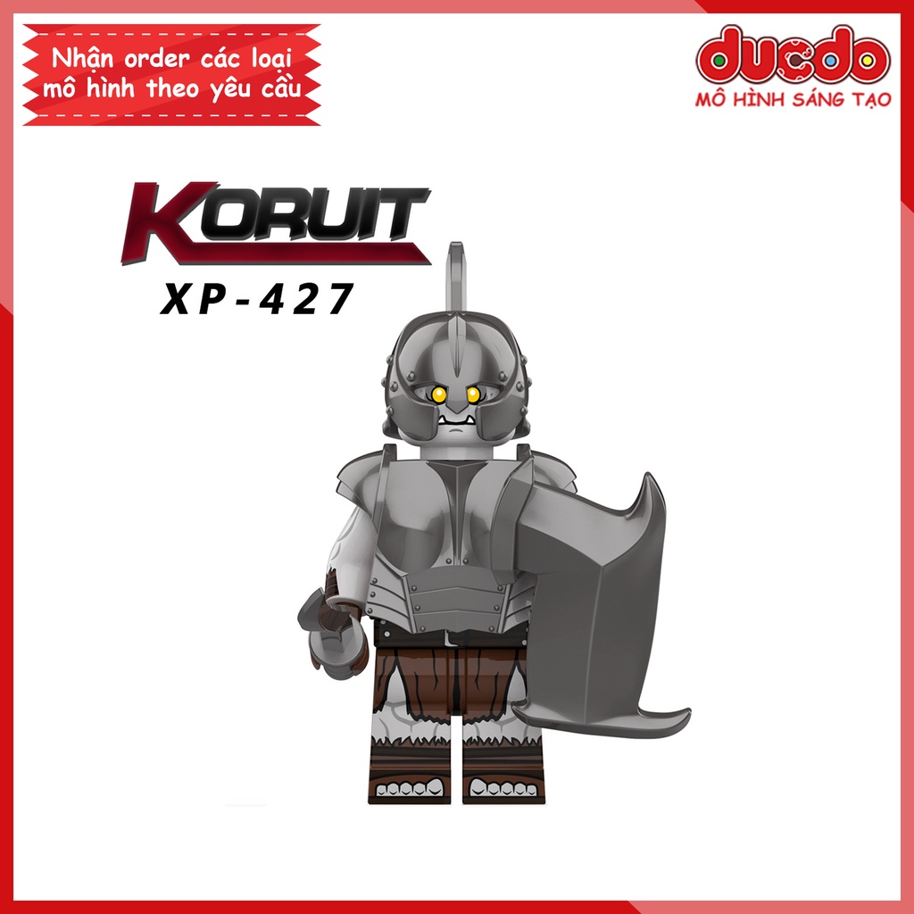 Minifigures lính Orc Chúa Tể Những Chiếc Nhẫn - Đồ chơi Lắp ghép Xếp hình Mô hình Mini Lord of the Rings KORUIT KT1056