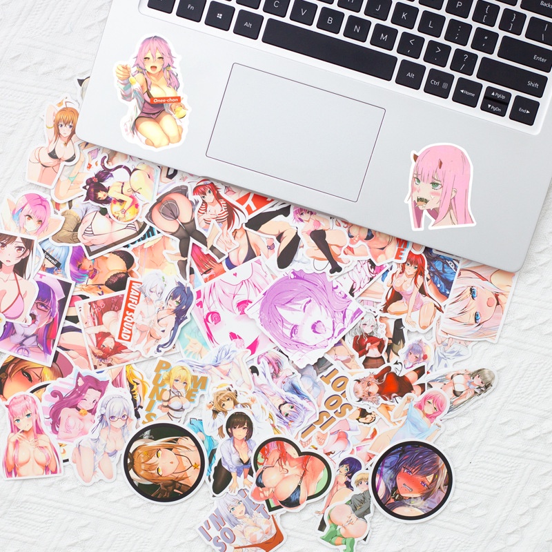 Bộ 200 / 100 Hình Dán Anime Chống Thấm Nước