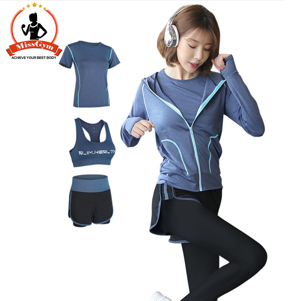 Bộ 3 món đồ tập thể thao, tập Gym, Goya 2021 MissGym Siêu nhẹ, siêu thấm hút mồ hôi tốt, cực kì nhanh khô