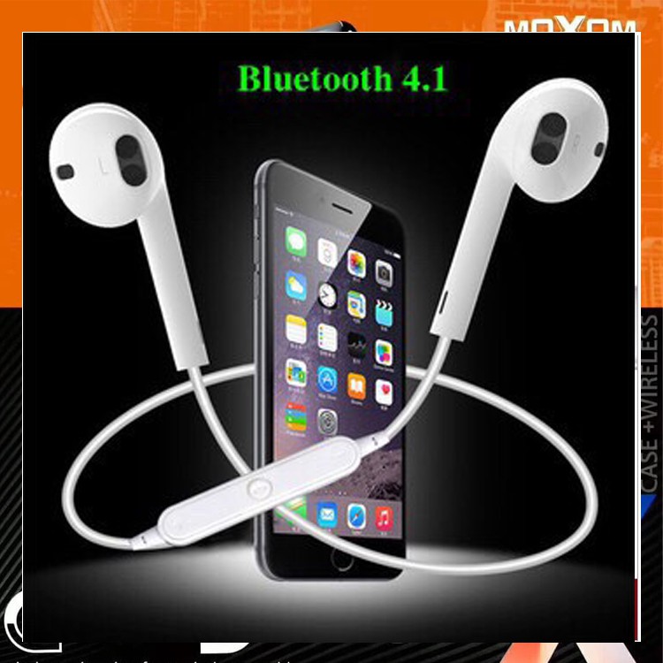 -xả kho- Tai Nghe Bluetooth Thể Thao S6 Sports Headset có Míc đàm thoại